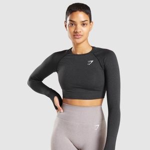 Gymshark VITAL SEAMLESS 2.0 LONG SLEEVE CROP TOP